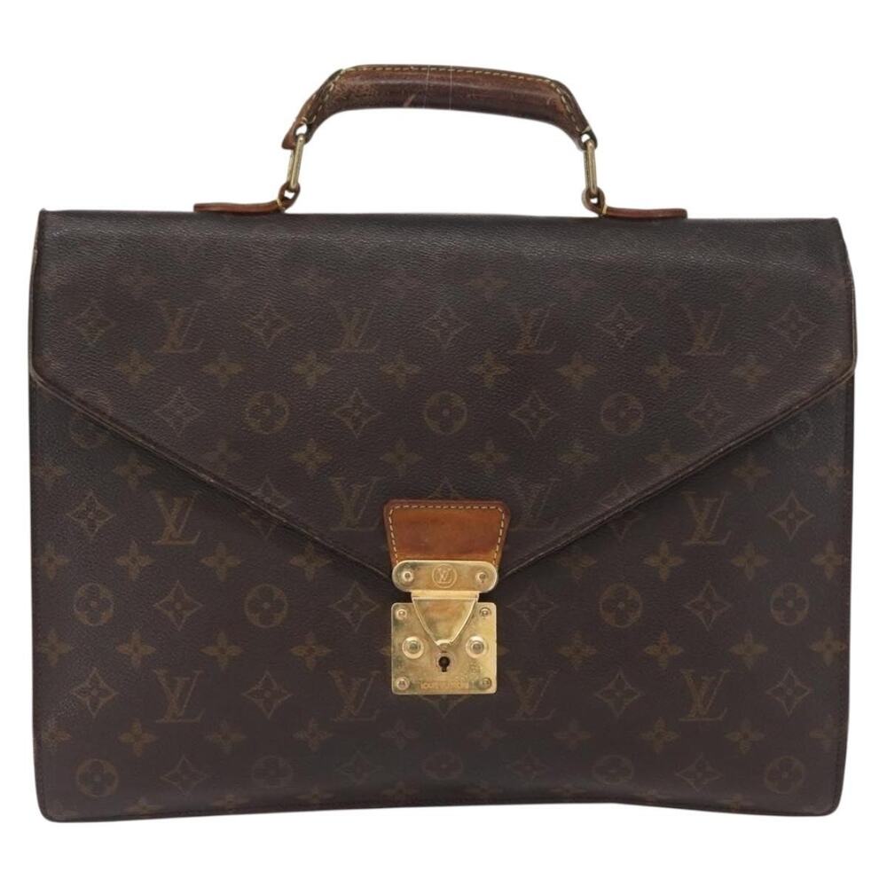Louis Vuitton Monogram Serviette Conseiller Briefcase Brown